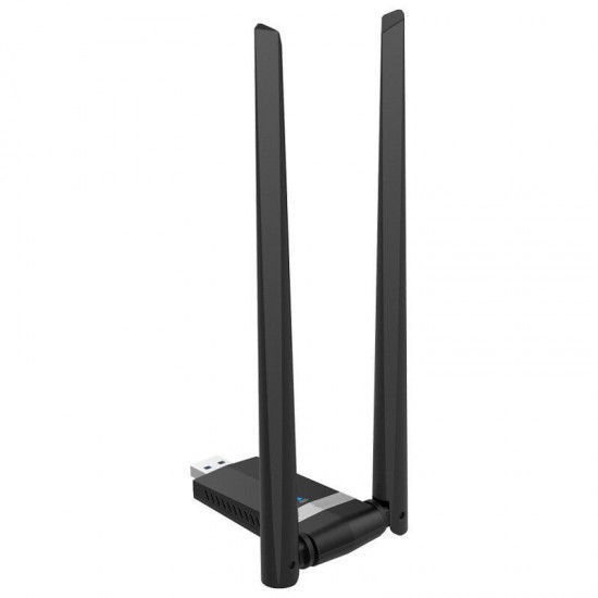 1200Mbps 2.4G/5.8GHz Wireless USB Dual 5 dbi Antennas Networking Adapter Card Wifi Network Card