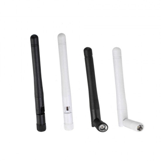 2.4GHz White/Black Inner Hole / Inner Needle Wireless WIFI Antenna SMA Antenna 2.4G Folding Glue Stick 3dBi for AP Router 2.4GHz White/Black Inner Hole / Inner Needle Wireless WIFI Antenna SMA Antenna 2.4G Folding Glue Stick 3dBi for AP Router