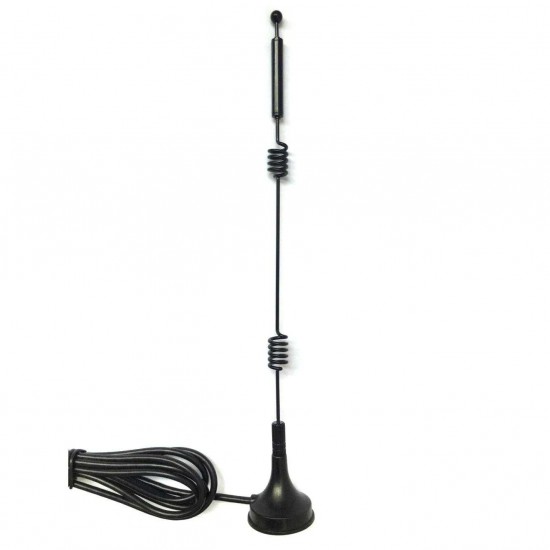 2.4GHz/5GHz/5.8GHz WiFi Dual Frequency 12dBi High Gain 1.5m Mini Sucker FPV Car Antenna