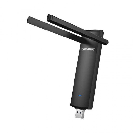 926AC 1200Mbps USB3.0 Dual Band 2*3dBi Antenna Wireless WiFi USB Adapter Networking Adapter Support WPS Free Driver