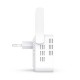 DG-R611 300Mbps 2.4GHz WiFi Range Extender EU/US/UK Wall Plug Repeater Wireless Signal Booster Dual Antenna with Ethernet Port