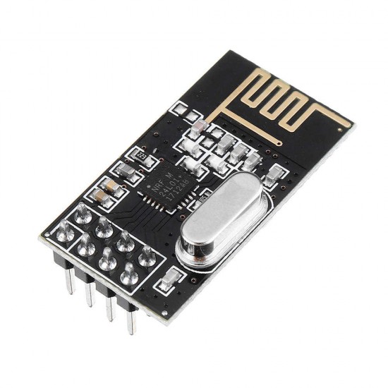 NRF24L01+ 2.4GHz Antenna Wireless Transceiver Module For MCU Transmission Distance 100M for Arduino - products that work with official Arduino boards NRF24L01+ 2.4GHz Antenna Wireless Transceiver Module For MCU Transmission Distance 100M for Arduino - products that work with official Arduino boards