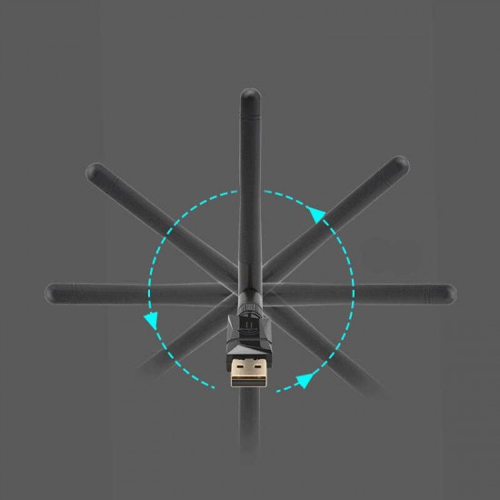 600Mbps Dual Band 2.4G 5G Wireless USB Wifi Adapter Antenna Networking Adapter LAN Card 600Mbps Dual Band 2.4G 5G Wireless USB Wifi Adapter Antenna Networking Adapter LAN Card