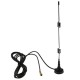 RP-SMA 2.4GHz 7 DBI Wifi 5 X Range Booster Antenna Extender + Base