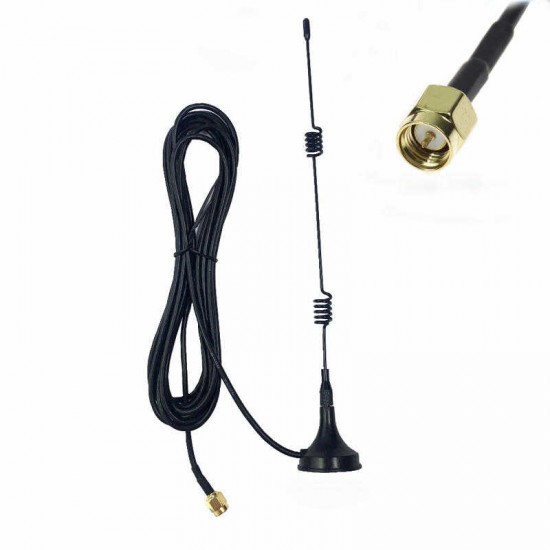 SMA 2.4 GHz 7dBi WIFI Antenna WLAN 5X Range Extender Magnetic Mount Signal Antenna