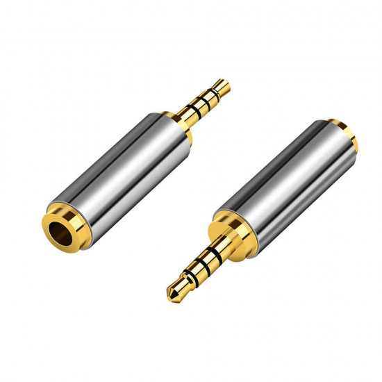 1 Piece 3.5 mm to 2.5 mm Audio Adapter 2.5mm Male to 3.5mm Female Plug Connector for Aux Speaker Cable Headphone