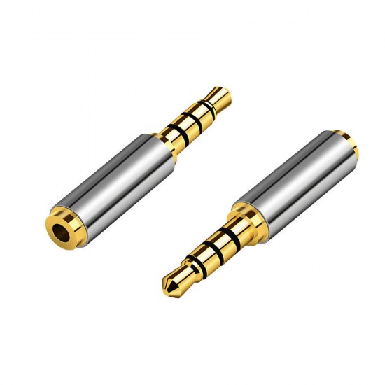 1 Piece 3.5 mm to 2.5 mm Audio Adapter 2.5mm Male to 3.5mm Female Plug Connector for Aux Speaker Cable Headphone