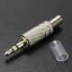 3.5mm 3 Pole Male Repair Tools Headphones Audio Jack Plug Connector Silver 3.5mm 3 Pole Male Repair Tools Headphones Audio Jack Plug Connector Silver