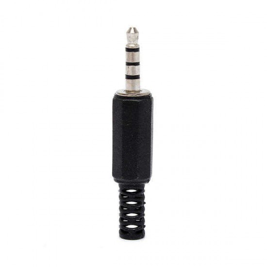 3.5mm 4 pole Stereo Audio Male Female Plug Jack Connector solder