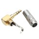 3.5mm Audio Connector Three-level Three-section 90-degree Headphone Audio Jack 3.5mm Stereo Pin Elbow