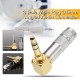 3.5mm Audio Connector Three-level Three-section 90-degree Headphone Audio Jack 3.5mm Stereo Pin Elbow