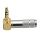 3.5mm Stereo 3 Pole Male Plug 90-Degree Audio Connector Solder Jack