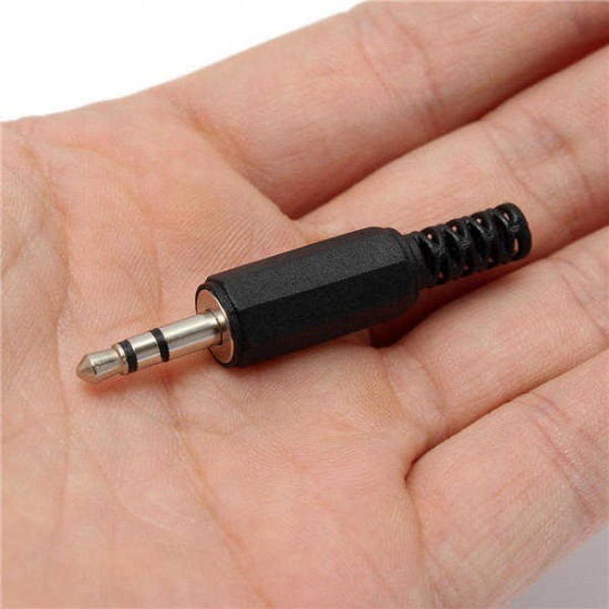 3.5mm Stereo Male Plug Jack Audio Adapter Connector