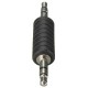 3.5mm Stereo Male to 3.5mm Male Audio Headphone Adapter Connector 3.5mm Stereo Male to 3.5mm Male Audio Headphone Adapter Connector
