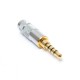5Pc/Set 3.5mm 4 Pole Stereo Male Jack Plug Audio Solder Connector 5Pc/Set 3.5mm 4 Pole Stereo Male Jack Plug Audio Solder Connector