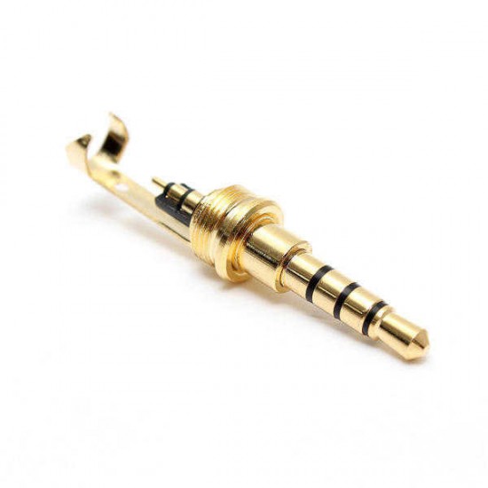 5Pc/Set 3.5mm 4 Pole Stereo Male Jack Plug Audio Solder Connector 5Pc/Set 3.5mm 4 Pole Stereo Male Jack Plug Audio Solder Connector
