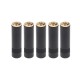 3.5mm Female Soldering Plug TC227 Black Jack Audio female Jack 3 pole Stereo Socket Gold Plated Wire Connector