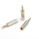 1Pcs 2.5mm Male to 3.5mm Female Audio Stereo Headphone Jack Adapter Aux Connector
