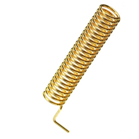 433MHz SW433-TH22 Gold-plated Copper Spring Antenna For Wireless Transceiver Module