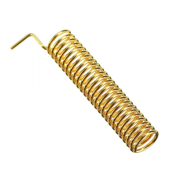 433MHz SW433-TH22 Gold-plated Copper Spring Antenna For Wireless Transceiver Module