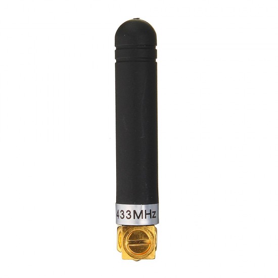 433MHz SW433-WT36 Gold-plated Small Elbow Bar Antenna Communication Antenna