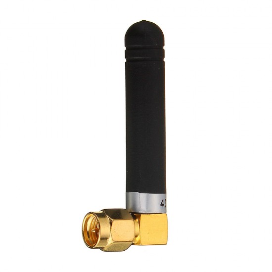 433MHz SW433-WT36 Gold-plated Small Elbow Bar Antenna Communication Antenna