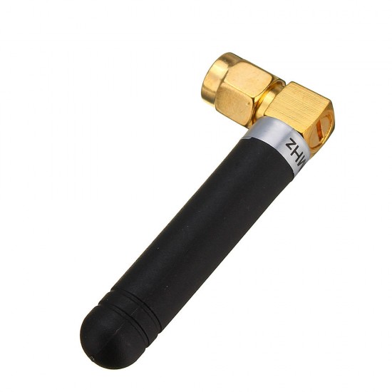 433MHz SW433-WT36 Gold-plated Small Elbow Bar Antenna Communication Antenna