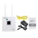 4G LTE CPE Router Wireless WiFi Repeater 150Mbps Hotspot SIM Card LAN Modem with 2 Antennas Support for 20 Users