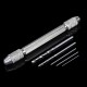 100mm Stainless Steel Clip-on Hand Drill + 5 Drills Bit Tool
