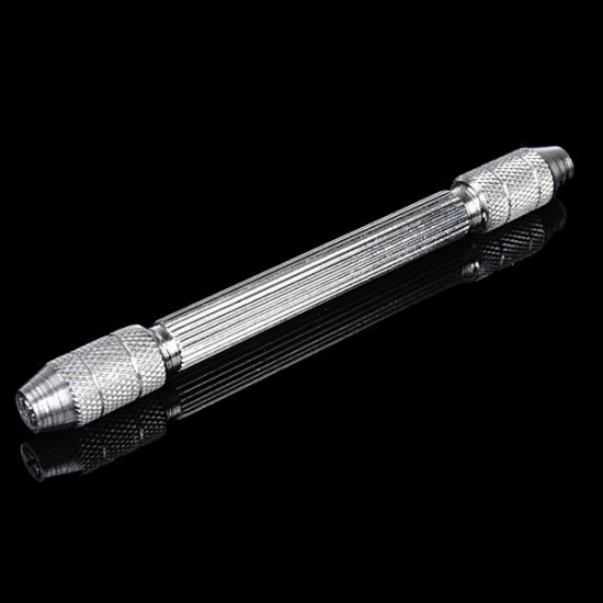 100mm Stainless Steel Clip-on Hand Drill + 5 Drills Bit Tool 100mm Stainless Steel Clip-on Hand Drill + 5 Drills Bit Tool