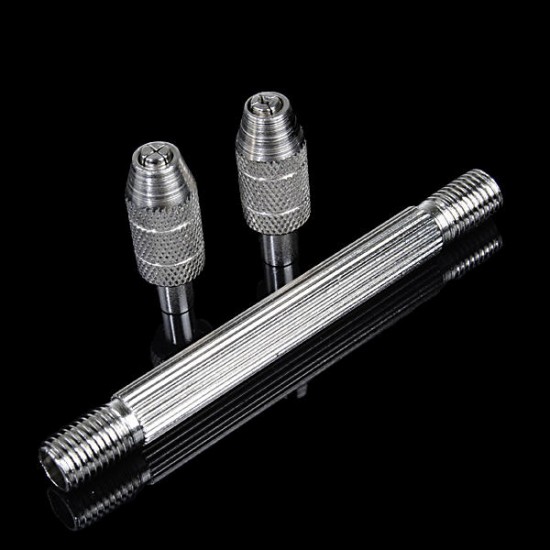 100mm Stainless Steel Clip-on Hand Drill + 5 Drills Bit Tool 100mm Stainless Steel Clip-on Hand Drill + 5 Drills Bit Tool