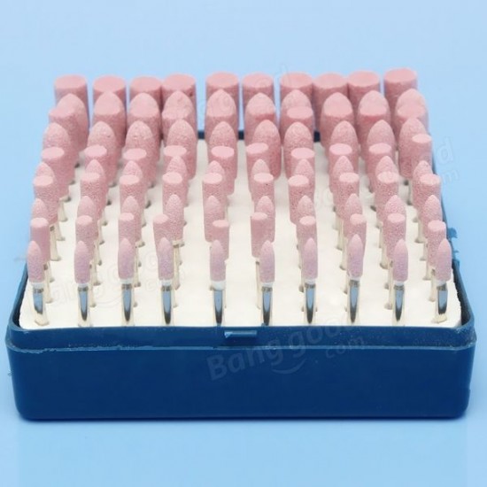 100pcs Abrasive Stone Point Grinding Head Wheel Tool Kit For Dremel Rotary Tools