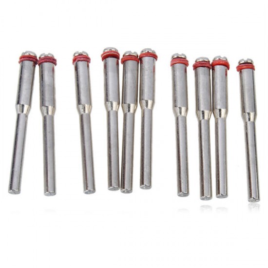 10Pcs Screw Rotary Mandrel Dremel Accessory for Rotary Tools