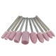 10pcs AbrasivE-mounted Stone Rotary Tool 1/8 Shank For Dremel