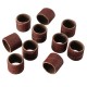 10pcs DREMEL 60 Grit Sanding Bands with 1pc Sanding Drum Mandrel