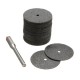 22mm 35pcs Electric Grinding Wheel Cutting Blade Tools Black