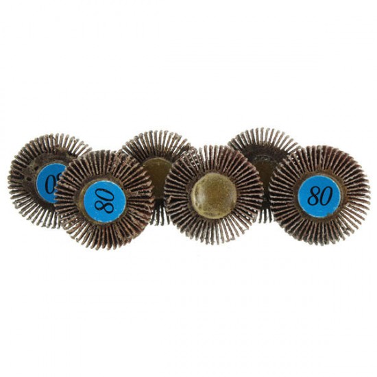 30mm Sanding Sandpaper Flap Wheel Disc 80 Grit For Dremel Rotary Tools 30mm Sanding Sandpaper Flap Wheel Disc 80 Grit For Dremel Rotary Tools