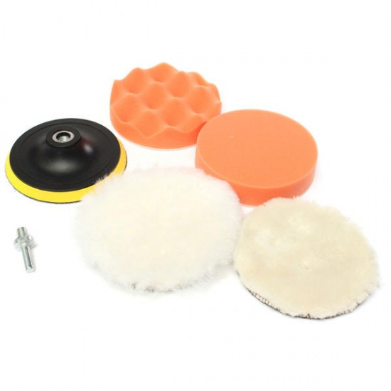 6pcs 5inch 125mm Polishing Buffing Pad Kit Polishing with Drill Adapter M10 for Dremel 6pcs 5inch 125mm Polishing Buffing Pad Kit Polishing with Drill Adapter M10 for Dremel