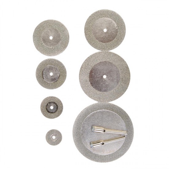 7 Pcs Diamond Grinding Slice Dremel Cutting Discs for Rotary tools