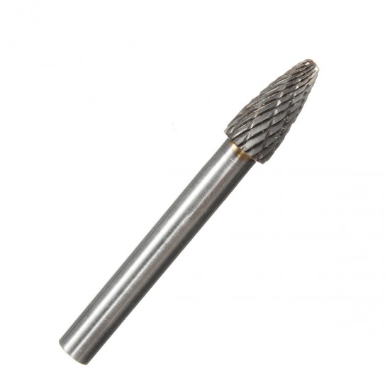 8MM head THK Tungsten Carbide Rotary Point Burr Die Grinder 6mm Shank