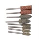 8pcs Shank Rubber Grinder Abrasive Tools for Dremel Rotary Tools 8pcs Shank Rubber Grinder Abrasive Tools for Dremel Rotary Tools
