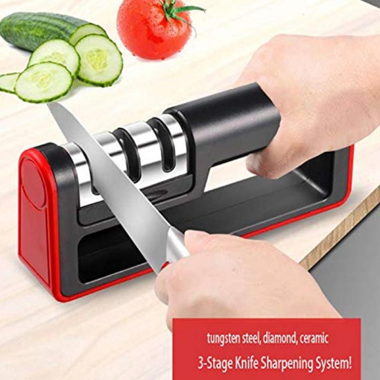 New Home Fast Knife Sharpener Kitchen Gadget Sharpening Stone Multi-Function Diamond Cutting Vegetable Sharpening Artifact
