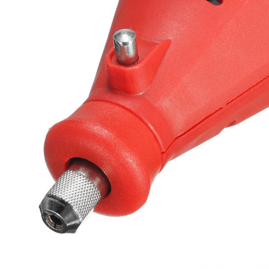 Red 220V Electric Grinder Variable Speed Rotary Power Tool