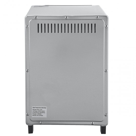 12L High Temperature Sterilizer Nail Salon Portable Sterilizing Tool Dry Heat 12L High Temperature Sterilizer Nail Salon Portable Sterilizing Tool Dry Heat