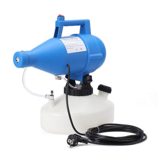 1400W 4.5L Electric Fogger ULV Sprayer Disinfection Sterilization Insecticide Farming Office & Industrial EU/US 60HZ/50HZ 110V/220V