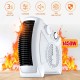 1450W Portable Electric Fan Silent Heater Thermostat Overheat Protect 3