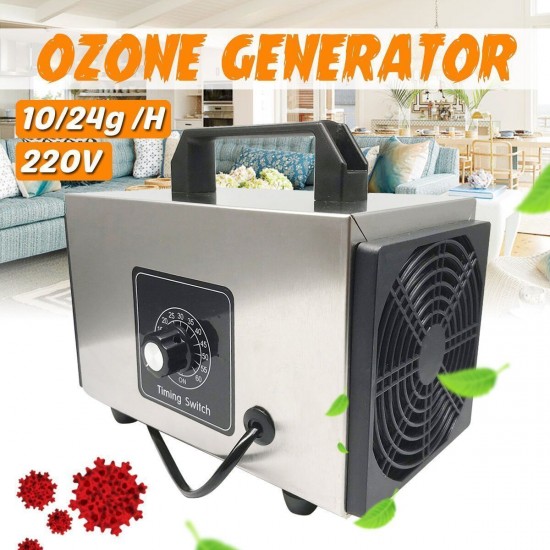 220V Home Ozone Generator Air Purifier Portable Ozone Machine with Timing Switch