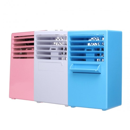 3 Colors 24V 3 File Speed 5 Leaf Fan Spray Humidification Mini Air Conditioning 3 Colors 24V 3 File Speed 5 Leaf Fan Spray Humidification Mini Air Conditioning