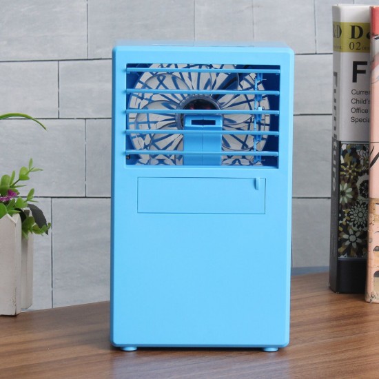 3 Colors 24V 3 File Speed 5 Leaf Fan Spray Humidification Mini Air Conditioning 3 Colors 24V 3 File Speed 5 Leaf Fan Spray Humidification Mini Air Conditioning