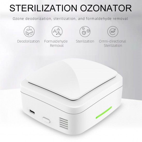 3 Mode Portable Sterilization Ozonator HCHO Removal Deodorization Household Car 3 Mode Portable Sterilization Ozonator HCHO Removal Deodorization Household Car
